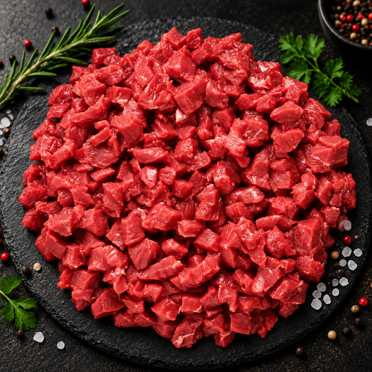 Sauté de bœuf (dés, maigre)